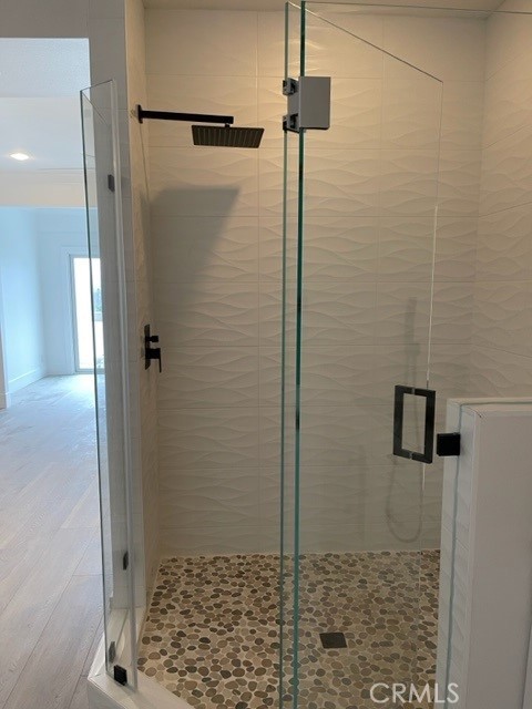 Master shower