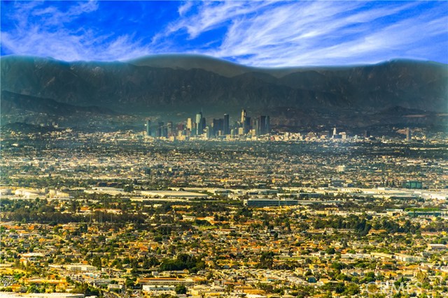 You can see the Getty, the Hollywood Sign and Griffith Observatory on a clear day!