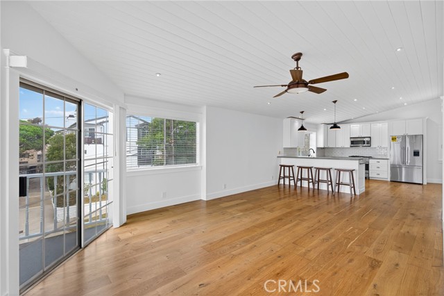Rear Residence - Living Room + Dining Area