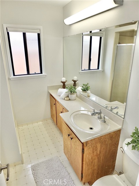 Second of the two bathrooms