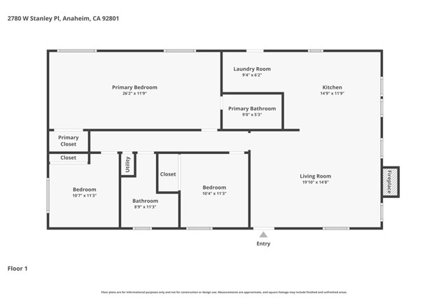 Detail Gallery Image 54 of 54 For 2780 W Stanley, Anaheim,  CA 92801 - 4 Beds | 2 Baths