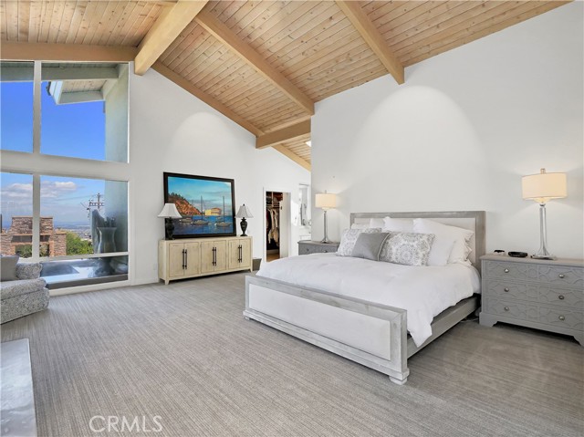 Amazing master suite with fireplace and private patios.