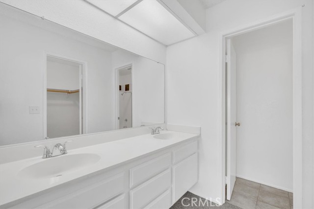 Primary bath with double vanities