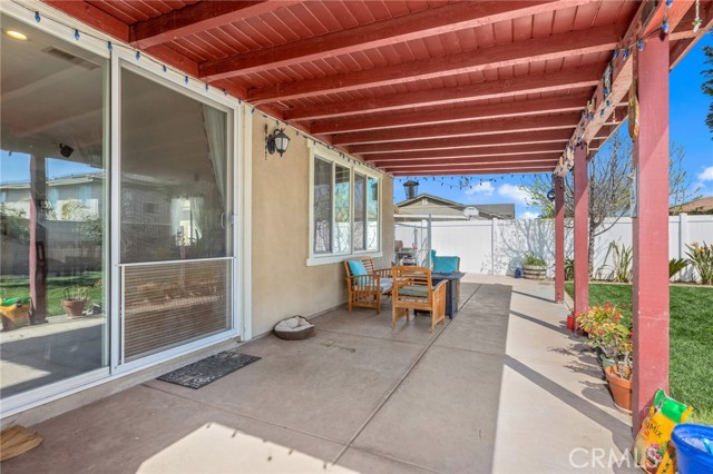 Cover patio in backyard