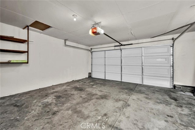 Spacious 2 car garage.