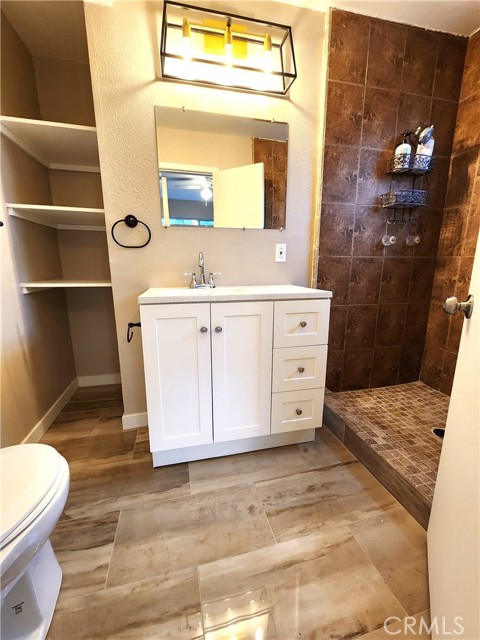 Master bath remodeled.