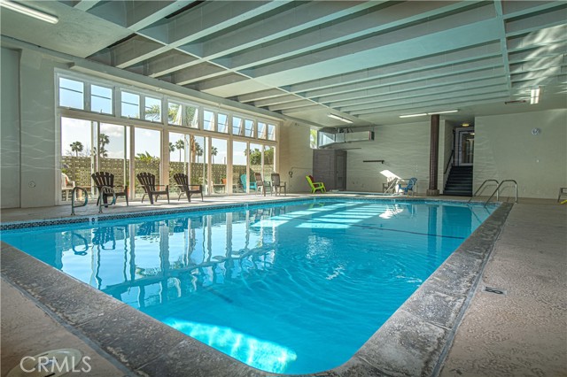 Indoor swimming pool.