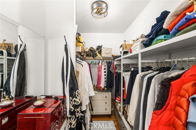 Walk -in closet in primary room