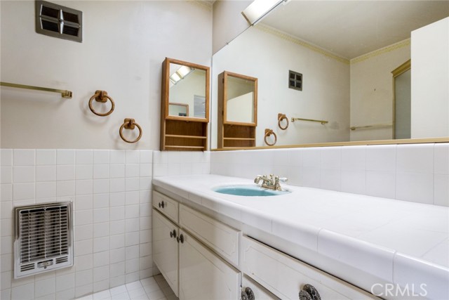 One of two well appointed bathrooms at 999 Valley Boulevard #34