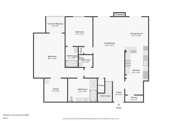 Detail Gallery Image 66 of 67 For 1040 4th #407,  Santa Monica,  CA 90403 - 3 Beds | 3/1 Baths