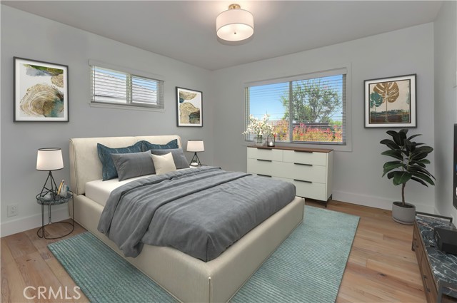 Virtually Staged Primary Bedroom
