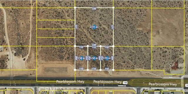 0 Pearblossom Hwy & 129th St E, Pearblossom, California 93553, ,Land,For Sale,0 Pearblossom Hwy & 129th St E,CRSR22247605