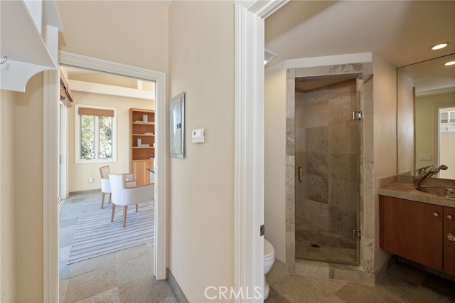 3/4 bathroom in detached bungalow