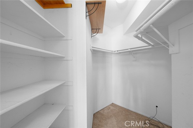 Walk in closet for secondary room
