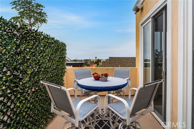 Ocean view patio perfect for relaxing and entertaining