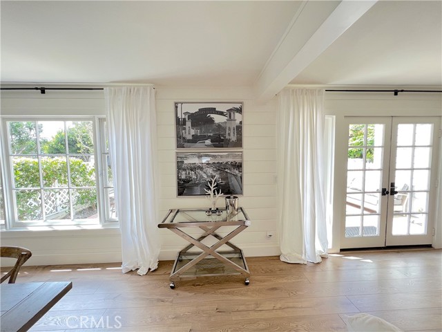 Bright and light filled rooms, all walls finished with shiplap for a true beach cottage feel.