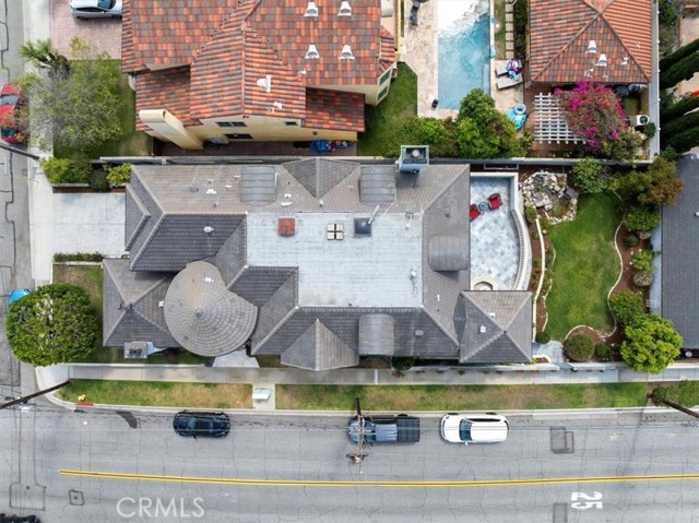 Aerial View of House and Lot