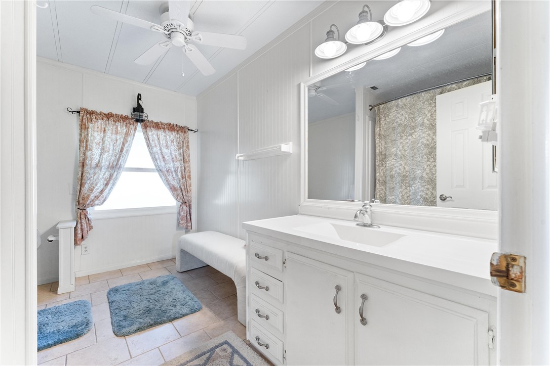 updated master bath