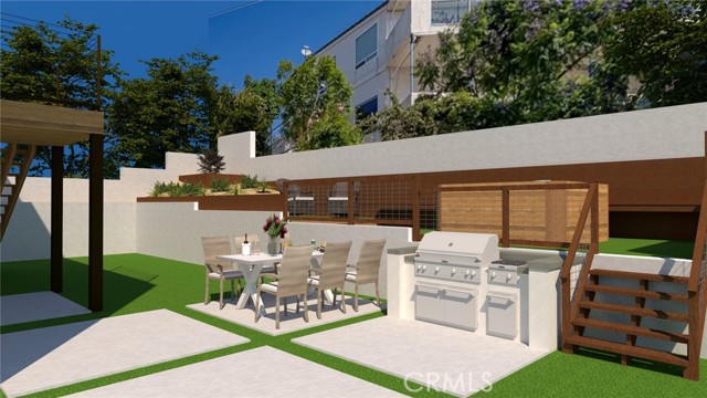 Virtually enhanced back yard.