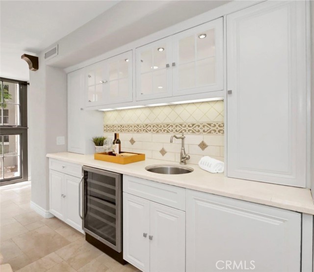 Wet Bar in Family Room