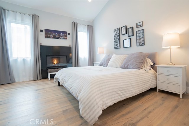 Cozy fireplace to set the mood