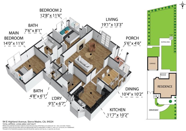 Detail Gallery Image 4 of 7 For 94 E Highland Ave, Sierra Madre,  CA 91024 - 2 Beds | 2 Baths