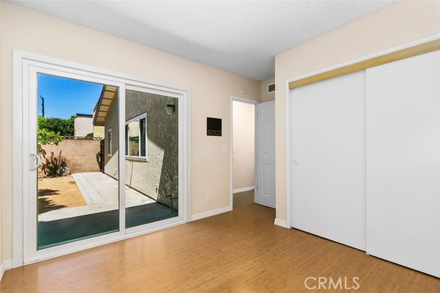 Second Bedroom w/sliders to backyard