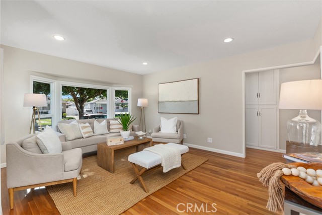 Living Room with Bay Window