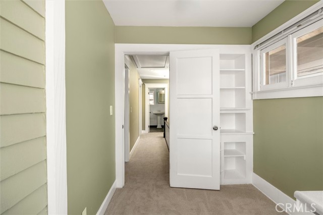 Office with built-ins.