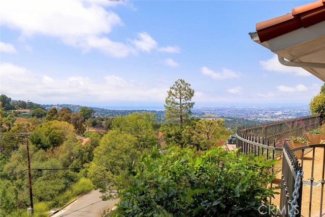 Ocean, City, Mountain Views from Side Patio