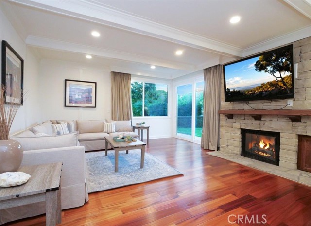 Family Room Looking Out to the Backyard