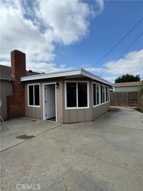Outside of patio