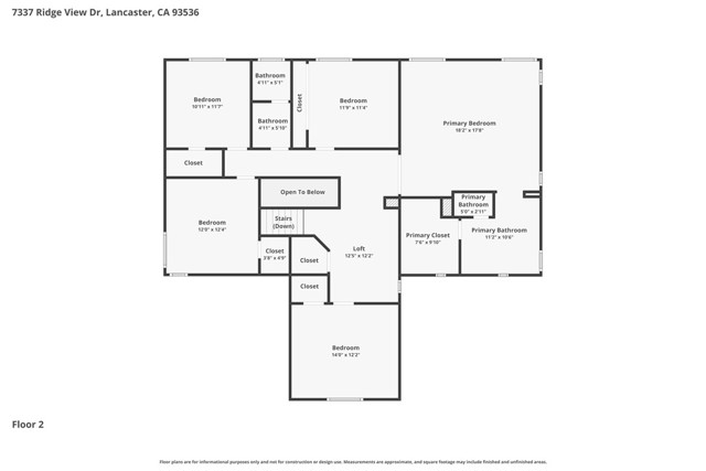 Detail Gallery Image 55 of 55 For 7337 Ridge View, Lancaster,  CA 93536 - 6 Beds | 3 Baths