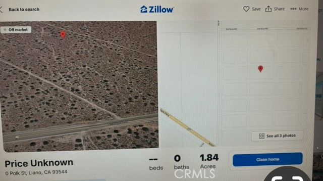 Detail Gallery Image 6 of 6 For 0 Avenue Y, Pinon Hills,  CA 93544 - – Beds | – Baths