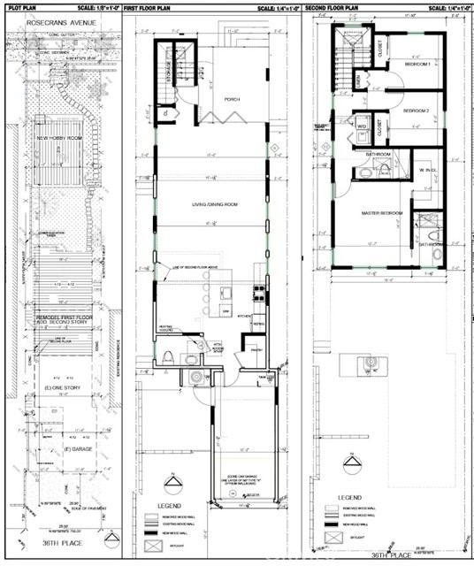 Building plans-interior 1,922 sqft 3bd/2.5bath