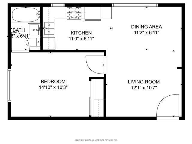 Detail Gallery Image 13 of 23 For 2703 Curtis Ave #3,  Redondo Beach,  CA 90278 - 1 Beds | 1 Baths