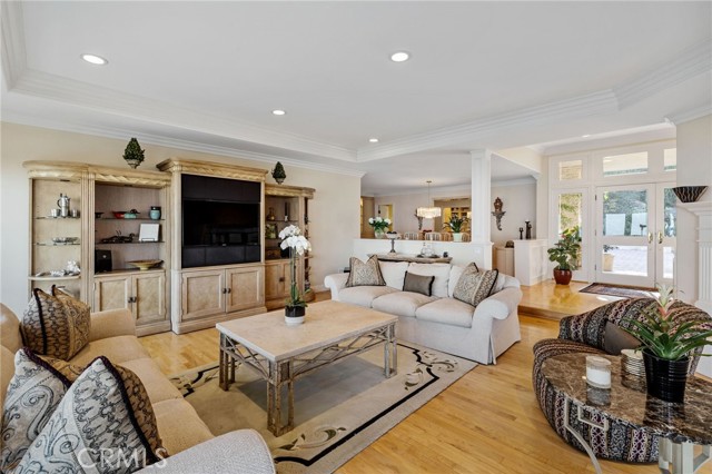 Living Room with Entry and Formal Dining Room in Sight