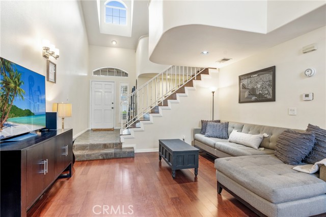 Formal Living Room with Vaulted Ceilings