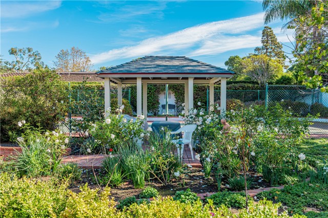 Gazebo area.