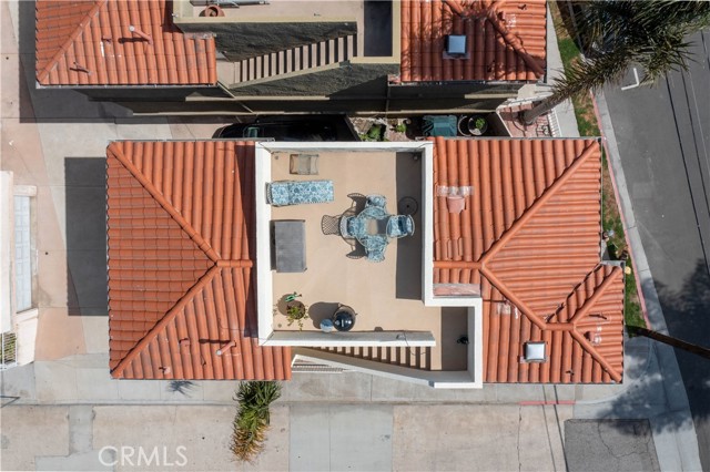 Aerial View of Townhome with rooftop deck