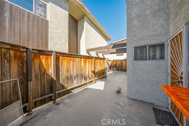 Main unit patio with access from kitchen