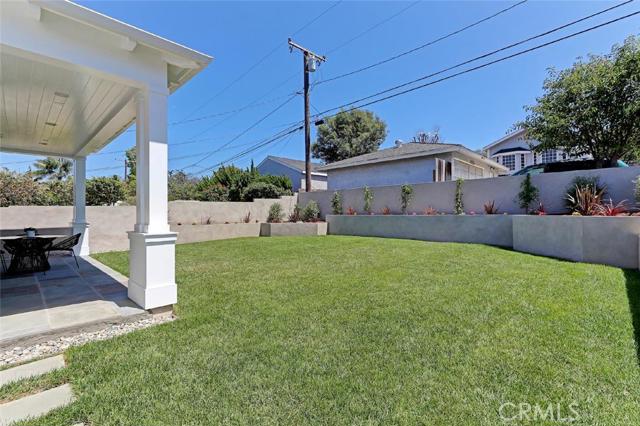 Pool-sized sunny south-facing backyard