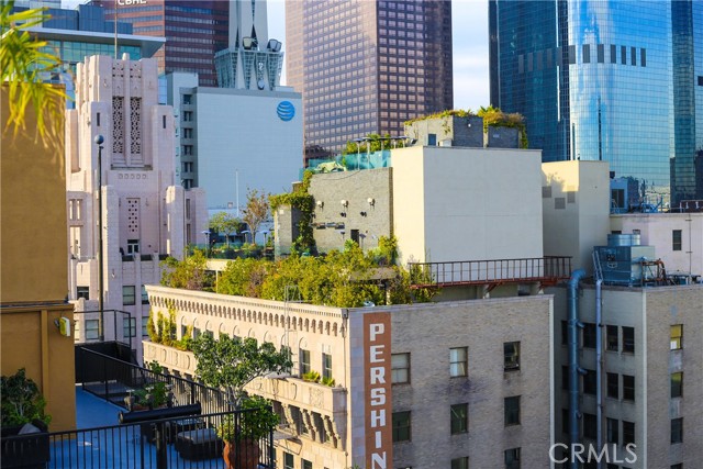 Rooftop and lounge view of Pershing Square