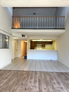 A 2 story view from living room