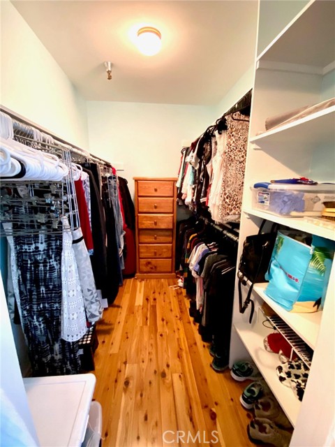 Huge walk in master bedroom closet