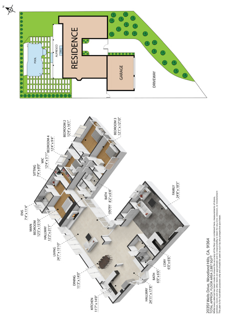 Detail Gallery Image 4 of 59 For 20351 Wells Dr, Woodland Hills,  CA 91364 - 4 Beds | 4 Baths