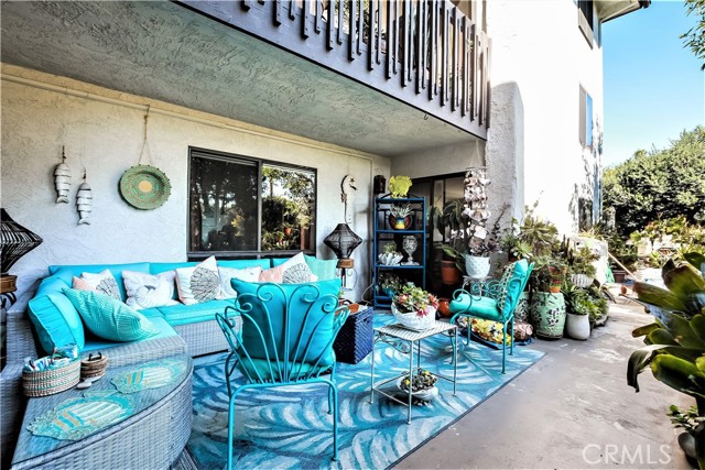 The Large Private Deck faces out towards the Lush Landscaping and the Green Belt