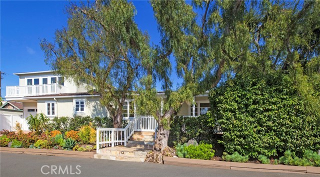Mature landscaping provides privacy