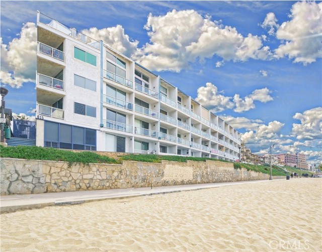 View of building from beach