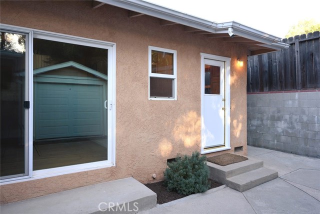 Back door entrance to Laundry Room (right)